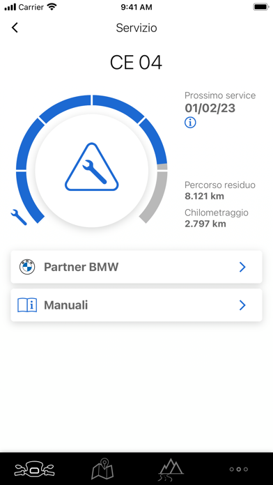 Screenshot of BMW Motorrad Connected3