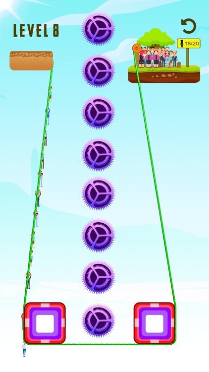 Stress-Free Physics Rope Game screenshot-5