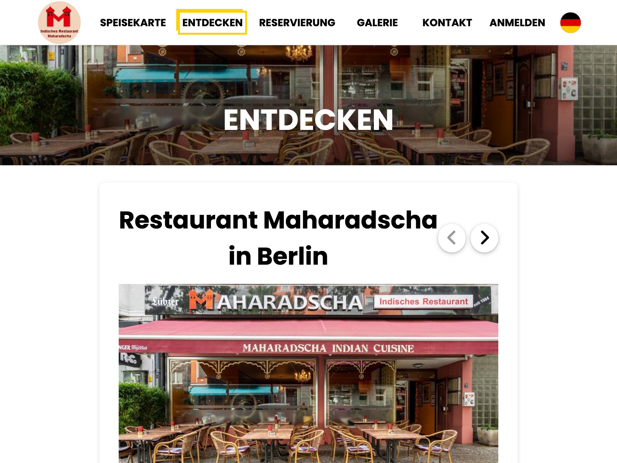 Restaurant Maharadscha screenshot 3