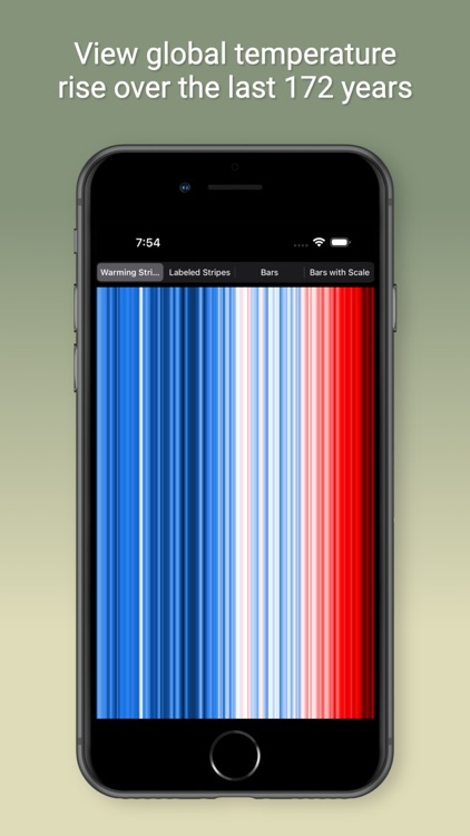 Climate Warming Stripes