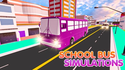 3D City School Bus Simulatorのおすすめ画像1