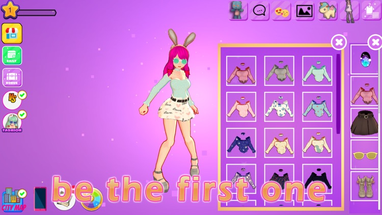 dress idol anime dress up game screenshot-3