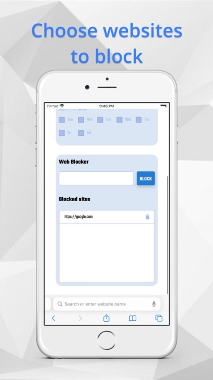 Web Blocker - block web pages screenshot-5