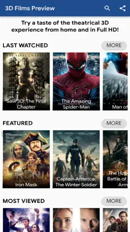 Game screenshot 3D Films Preview apk