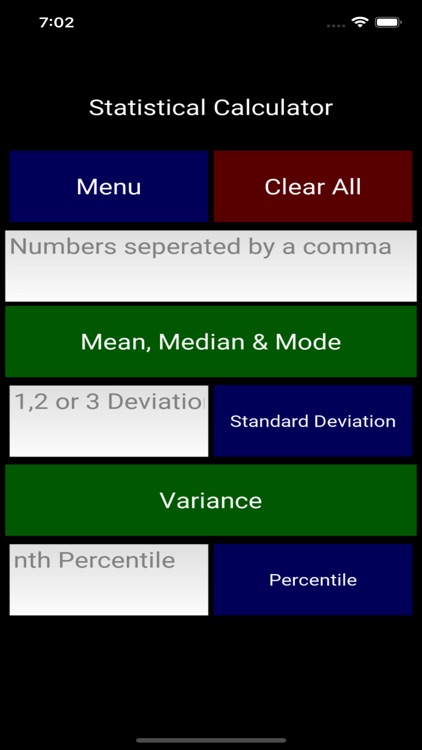 Stats Calculator