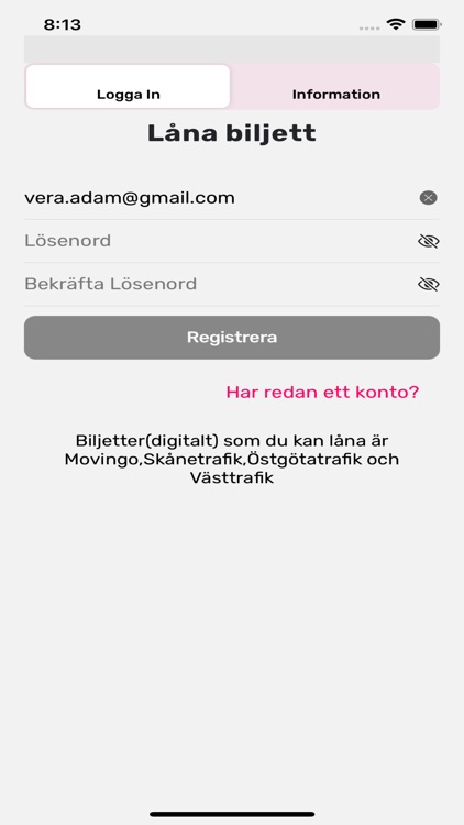 Låna biljett screenshot-9