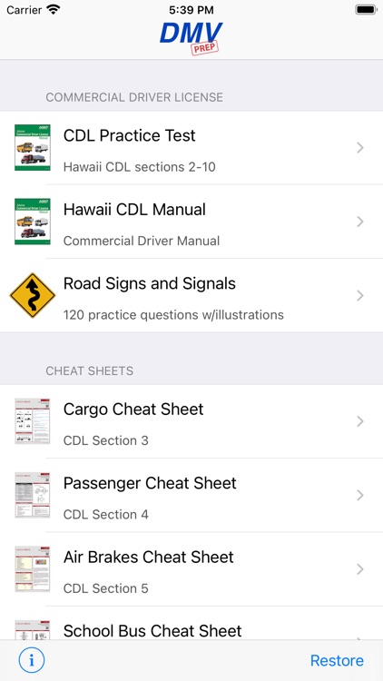 Hawaii CDL Test Prep