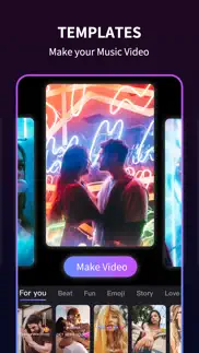 mivo - music video maker iphone screenshot 1