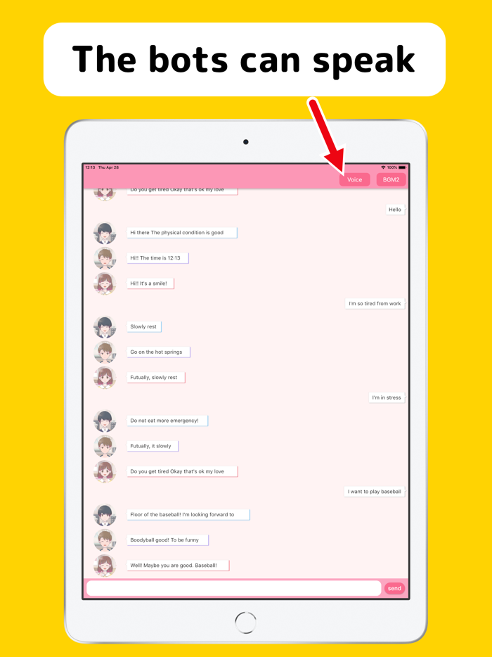 Listened Refreshed Bots chat