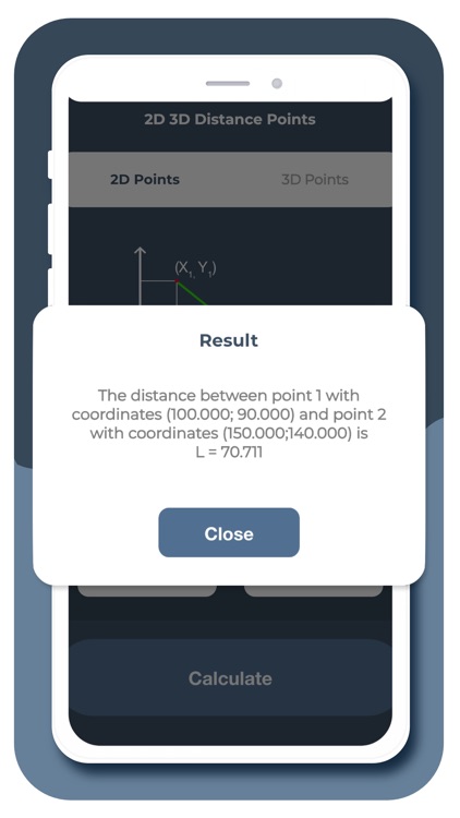 Distance Points Calculator