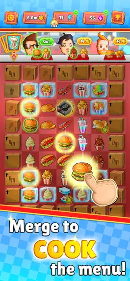 Game screenshot Diner Merge - Cooking Game mod apk