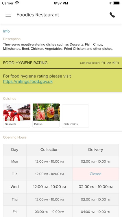 Foodies Restaurant Newport