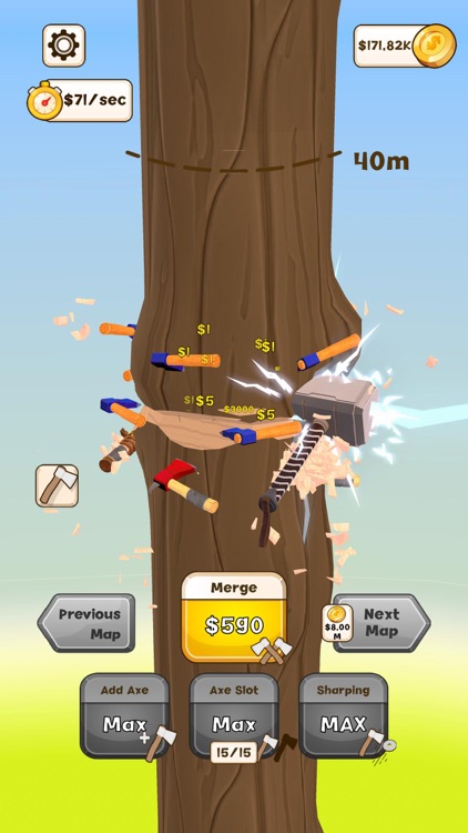 Idle Lumberjack Game screenshot-3