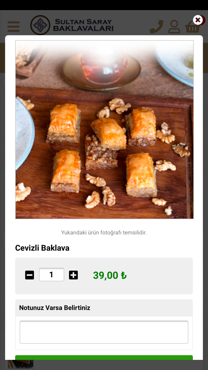 Sultan Saray Baklavaları