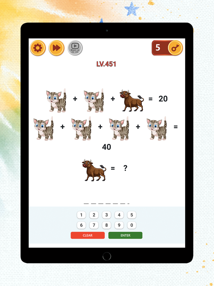 Math riddles challenge