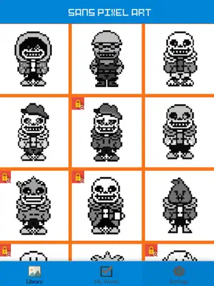 Imágen 2 Undertale Sans Pixel Art iphone