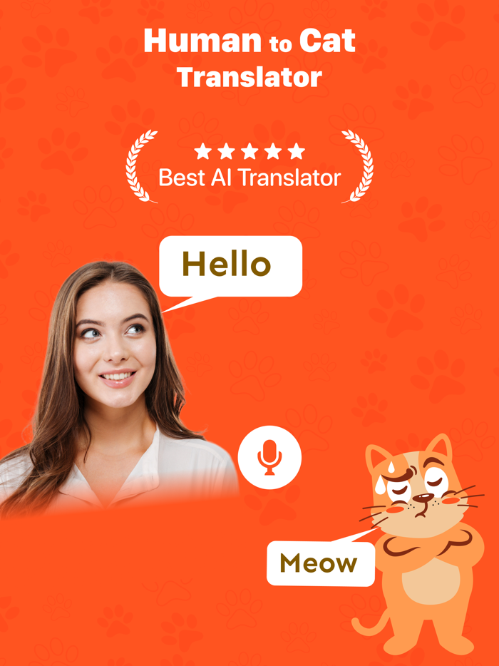 Human to cat translator app