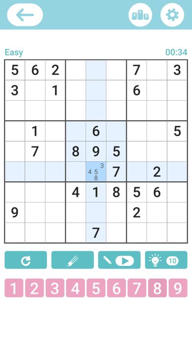 Sudoku4k: Logic Puzzle games screenshot 2