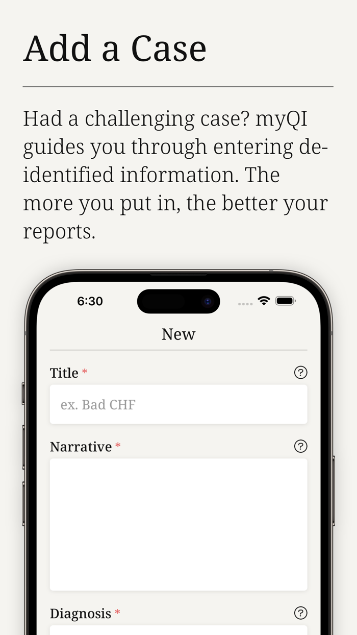 myQI Personalized Medical QI