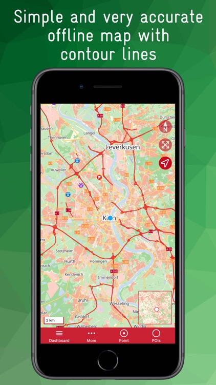 Cologne, Bonn & Dusseldorf Map