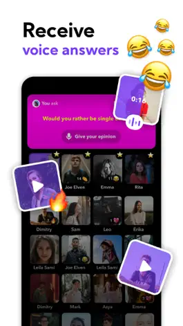 Game screenshot fomo - voice Q&As apk