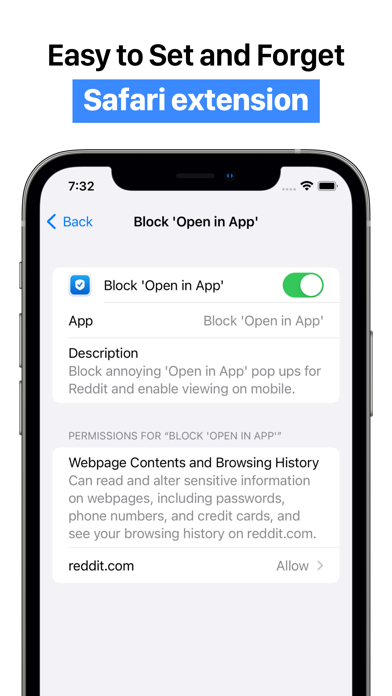Screenshot #3 pour Block 'Open in App'