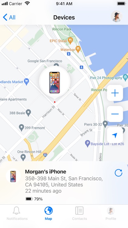 Find my Phone, Friends - iMapp screenshot-3