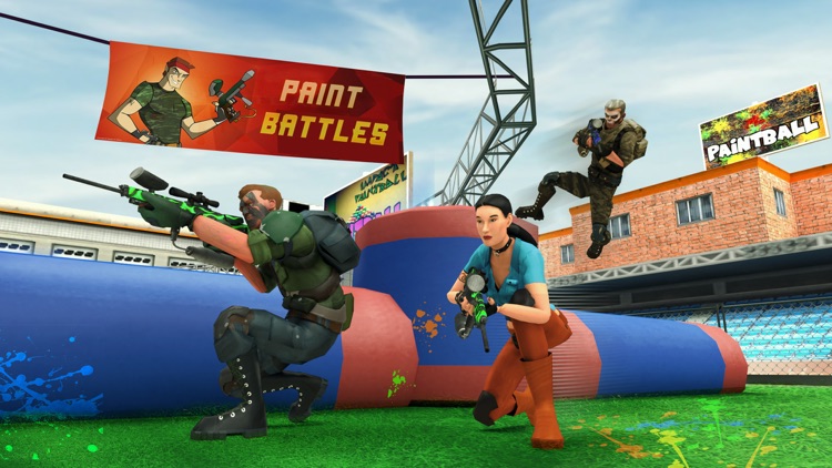 Paintball Shooting Games 3D screenshot-3