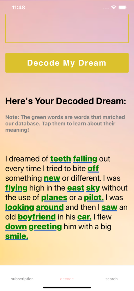 Dreams Decoder screenshot 3
