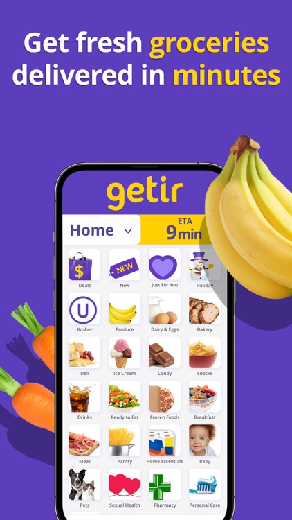 getir: groceries in minutes screenshot-0