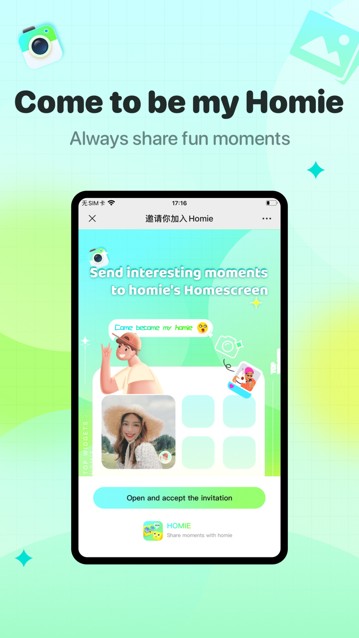 Homie - LivePic Widget