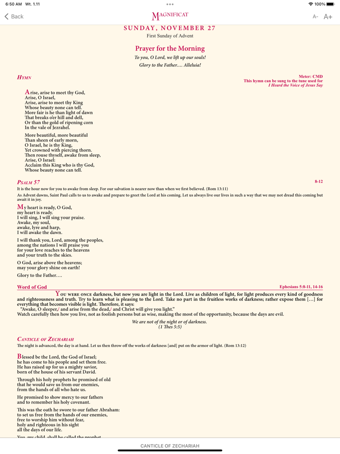 Advent Magnificat 2022