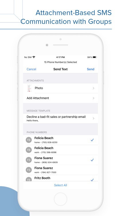 Contacts Groups Pro Mail, text screenshot-5
