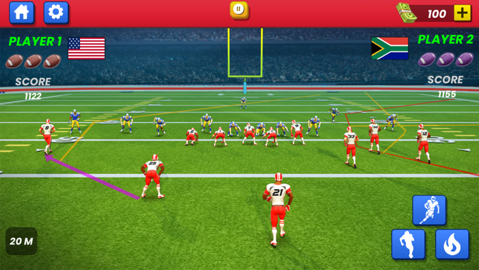 American Football Rugby Games