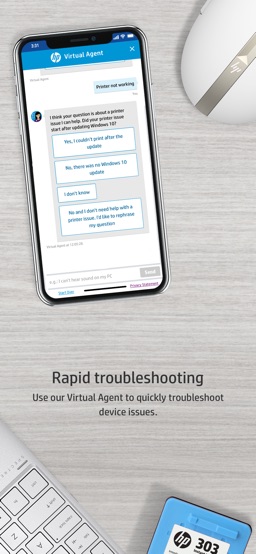 HP Support Assistant app screenshot