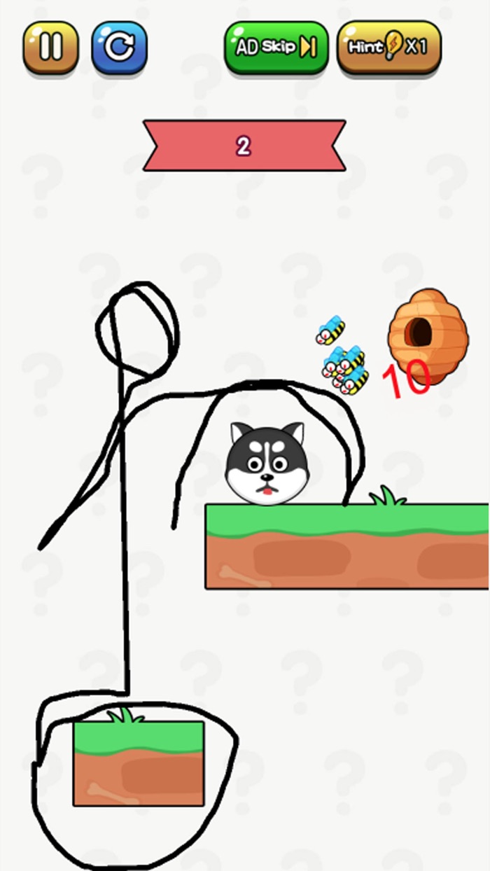 Draw a Line - Save the doge