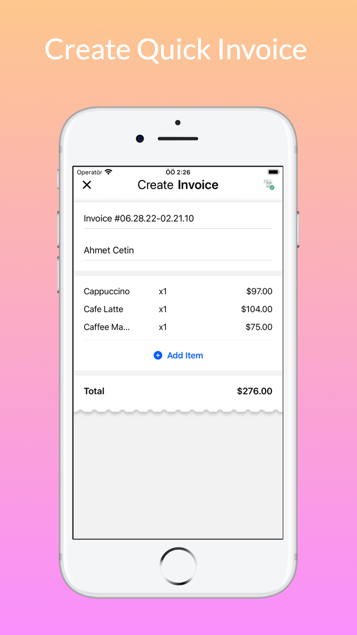 Invoice Generator-Make Receipt