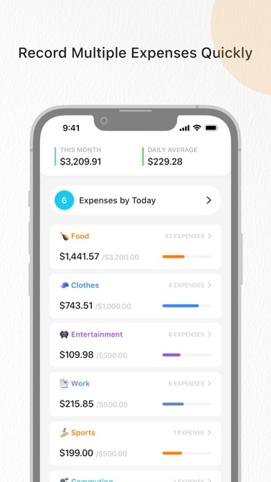 Tiny Savings: Budget Tracker Screenshot