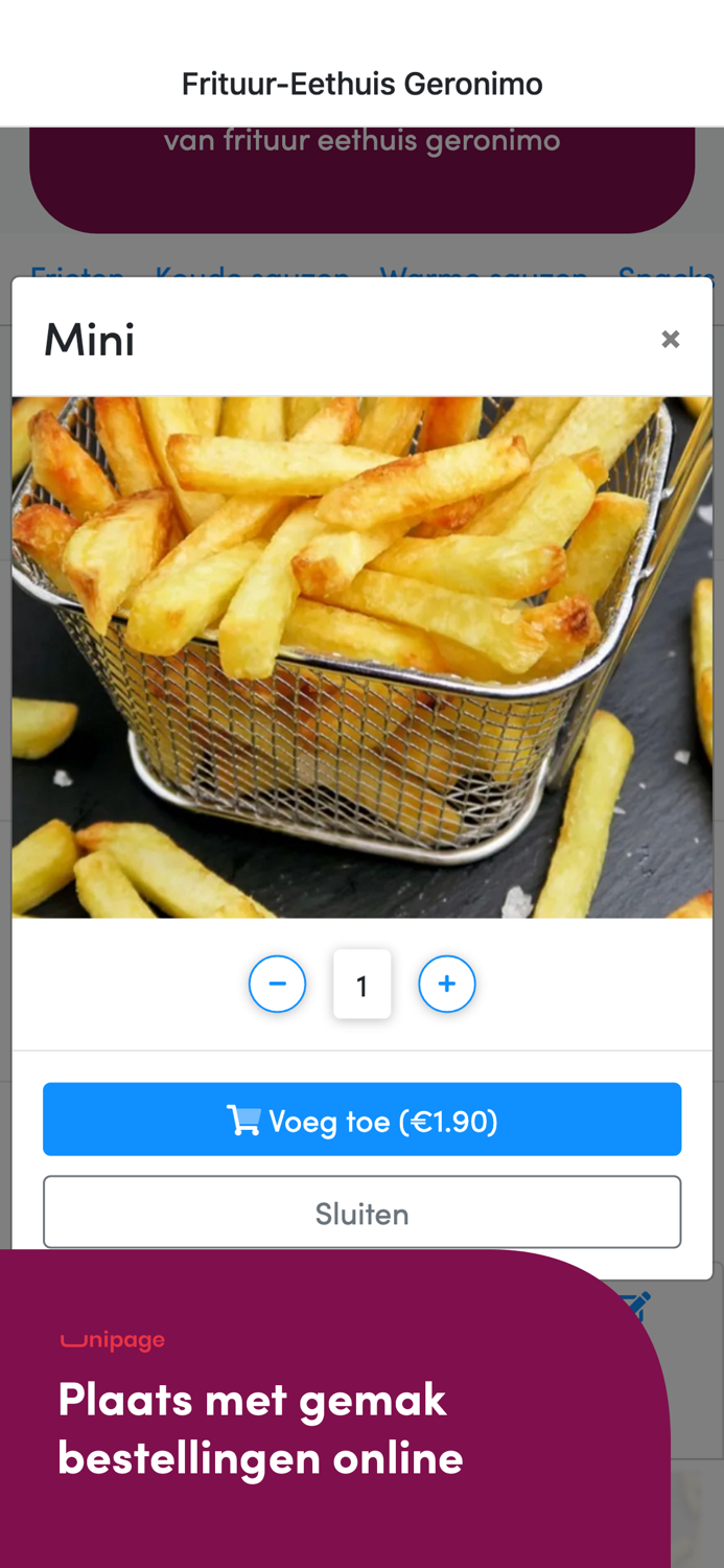 Frituur Eethuis Geronimo