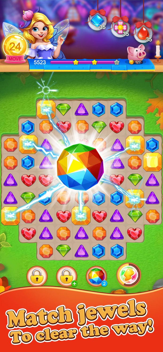 Jewels Magic  Match 3 Game