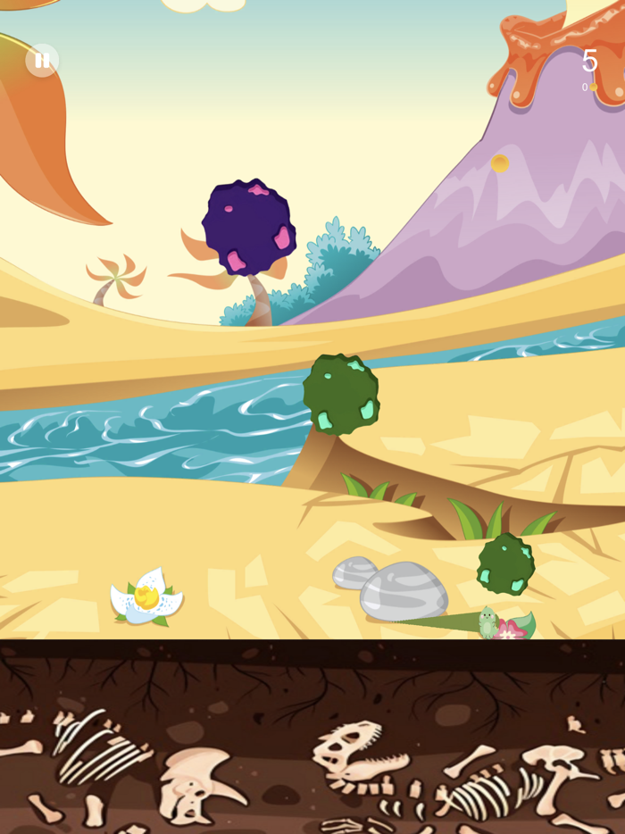 Dino Rush - Asteroid Attack