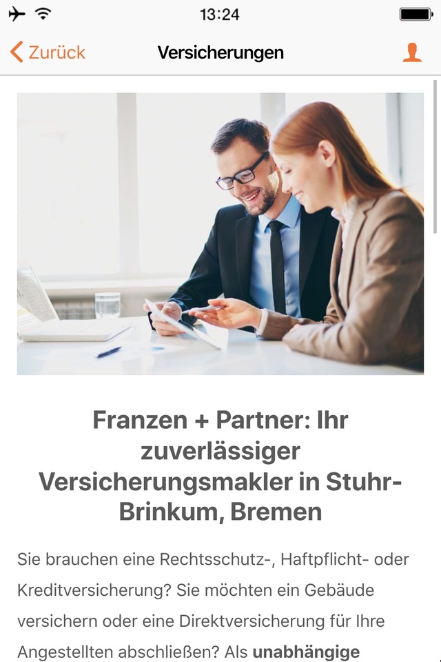 Franzen + Partner screenshot 2