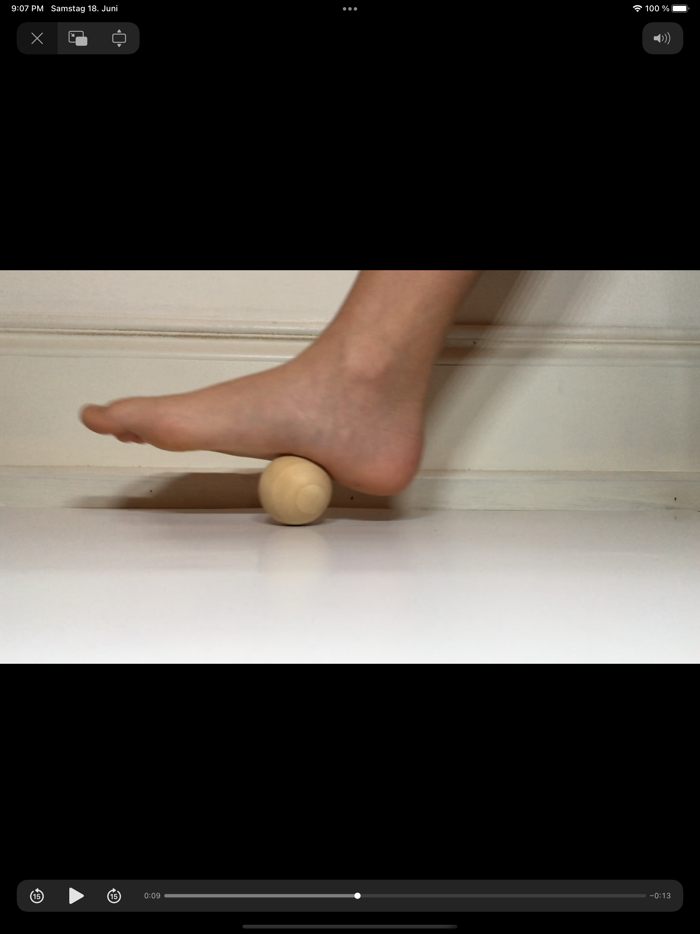 Big foot Fußtraining