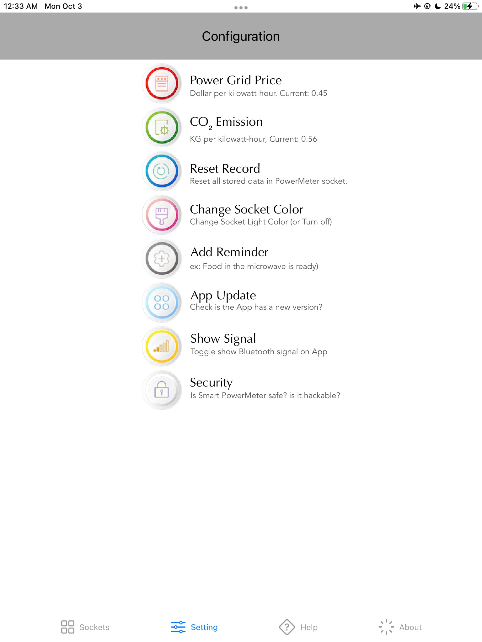 SmartSocket PowerMeter screenshot 3