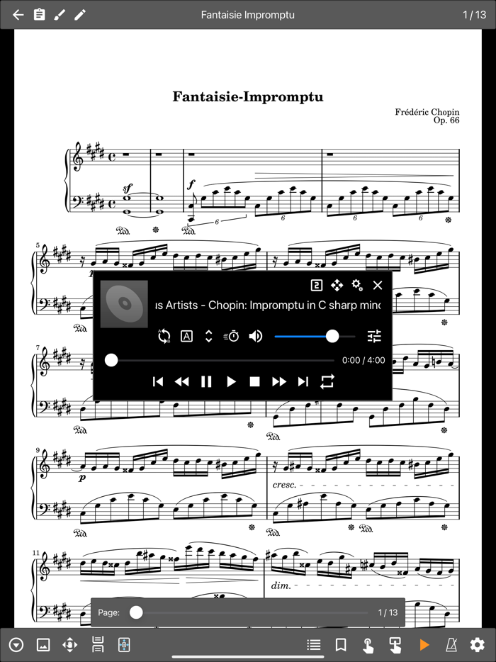 MobileSheets for iPad