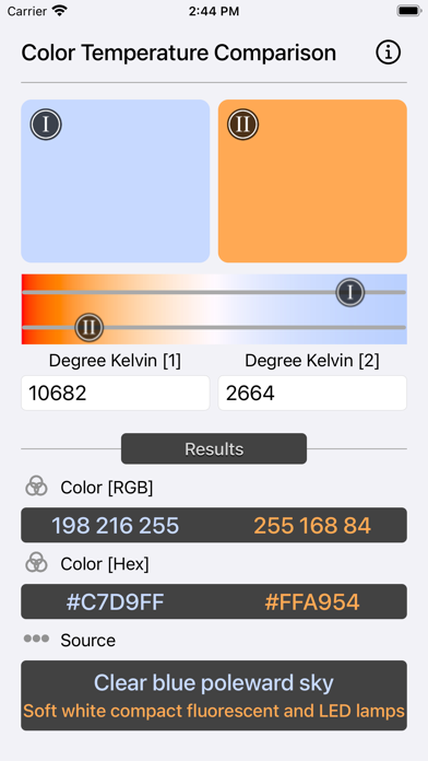 Color Temperature Comparison screenshot 6
