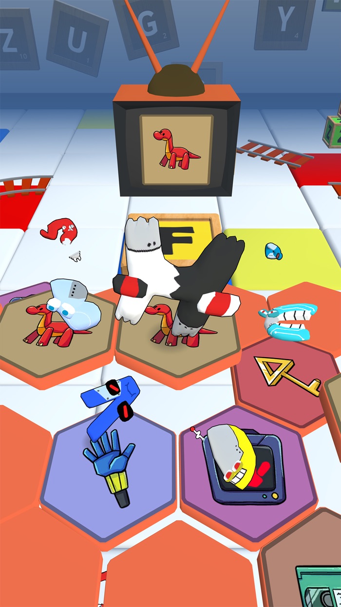 Alphabet Fall.IO - Match Race