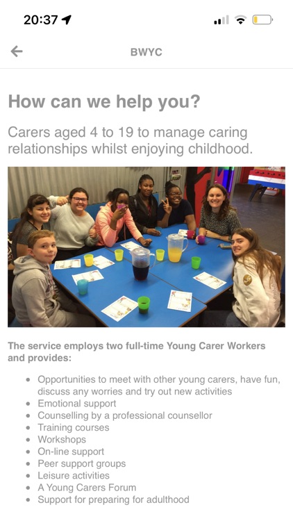 Bromley Well Young Carers App