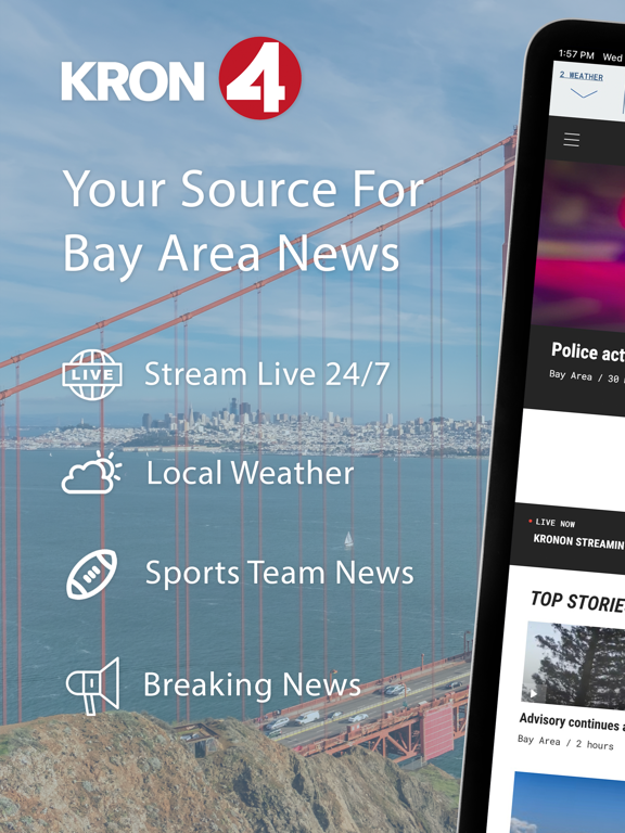 KRON4 Watch Live Bay Area Newsのおすすめ画像1