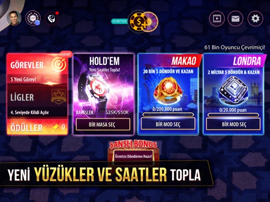 Zynga Poker - Texas Holdem ipad ekran görüntüleri